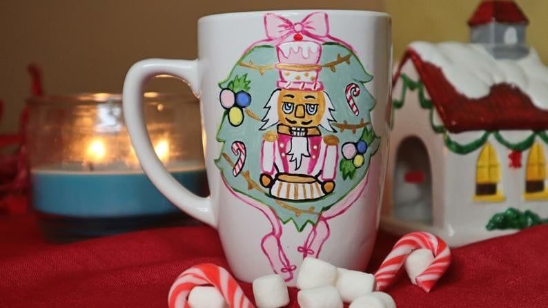 Handpainted Ballet Mug