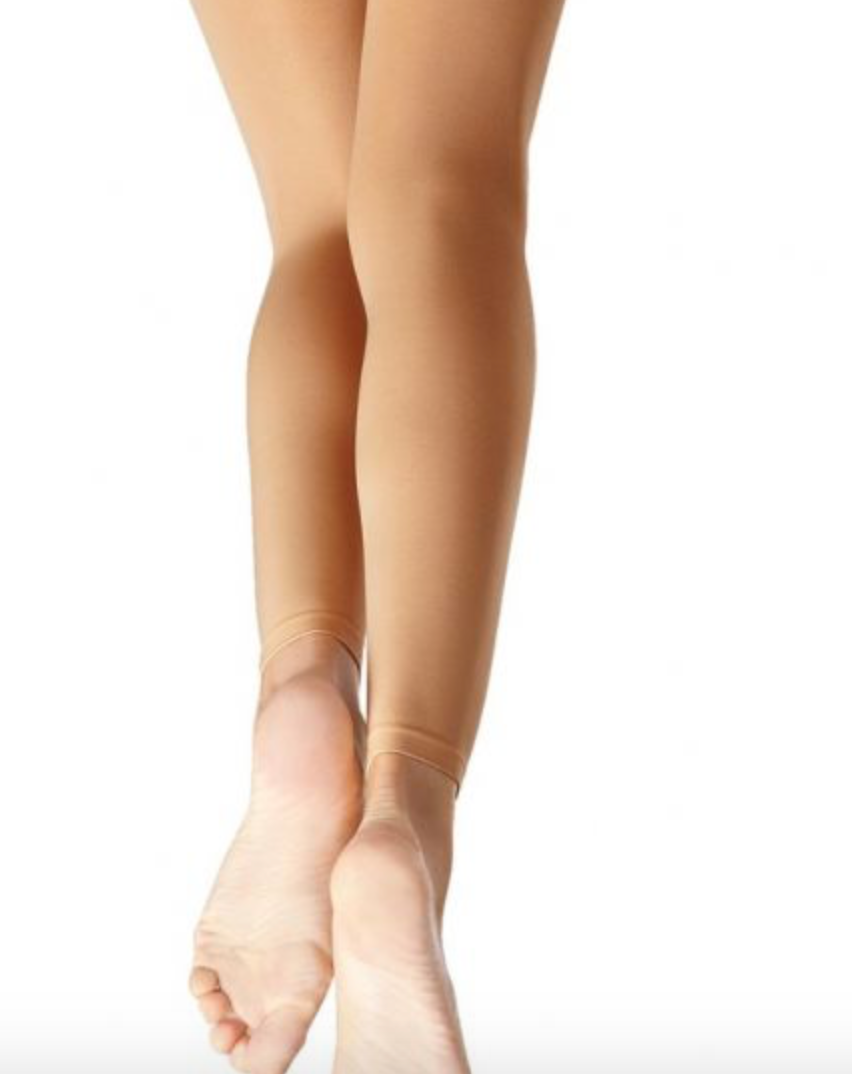Capezio Footless Tights with Self Knit Waistband