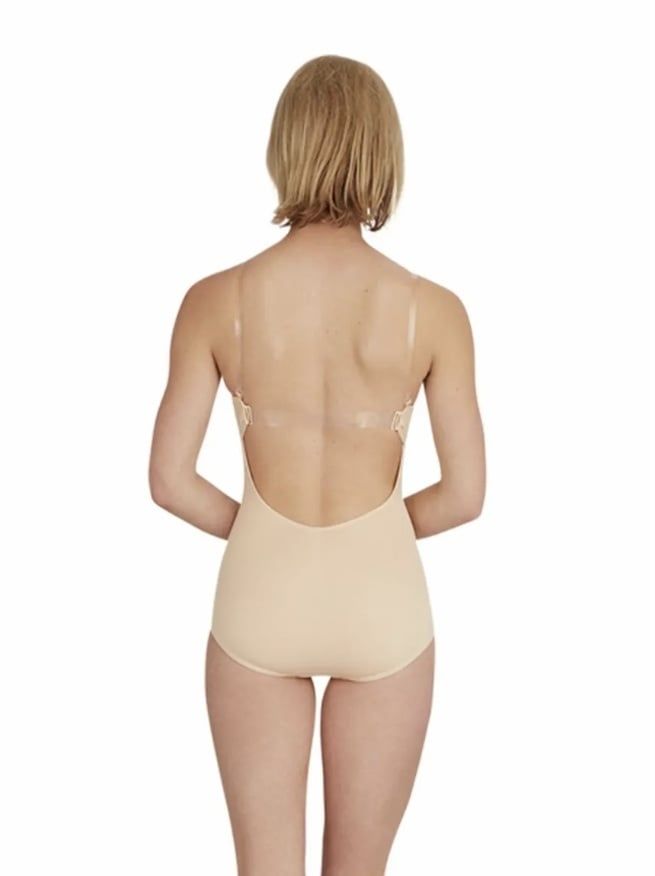 Capezio Foundation Bra Tek Leotard, Color: Nude, Size: XS