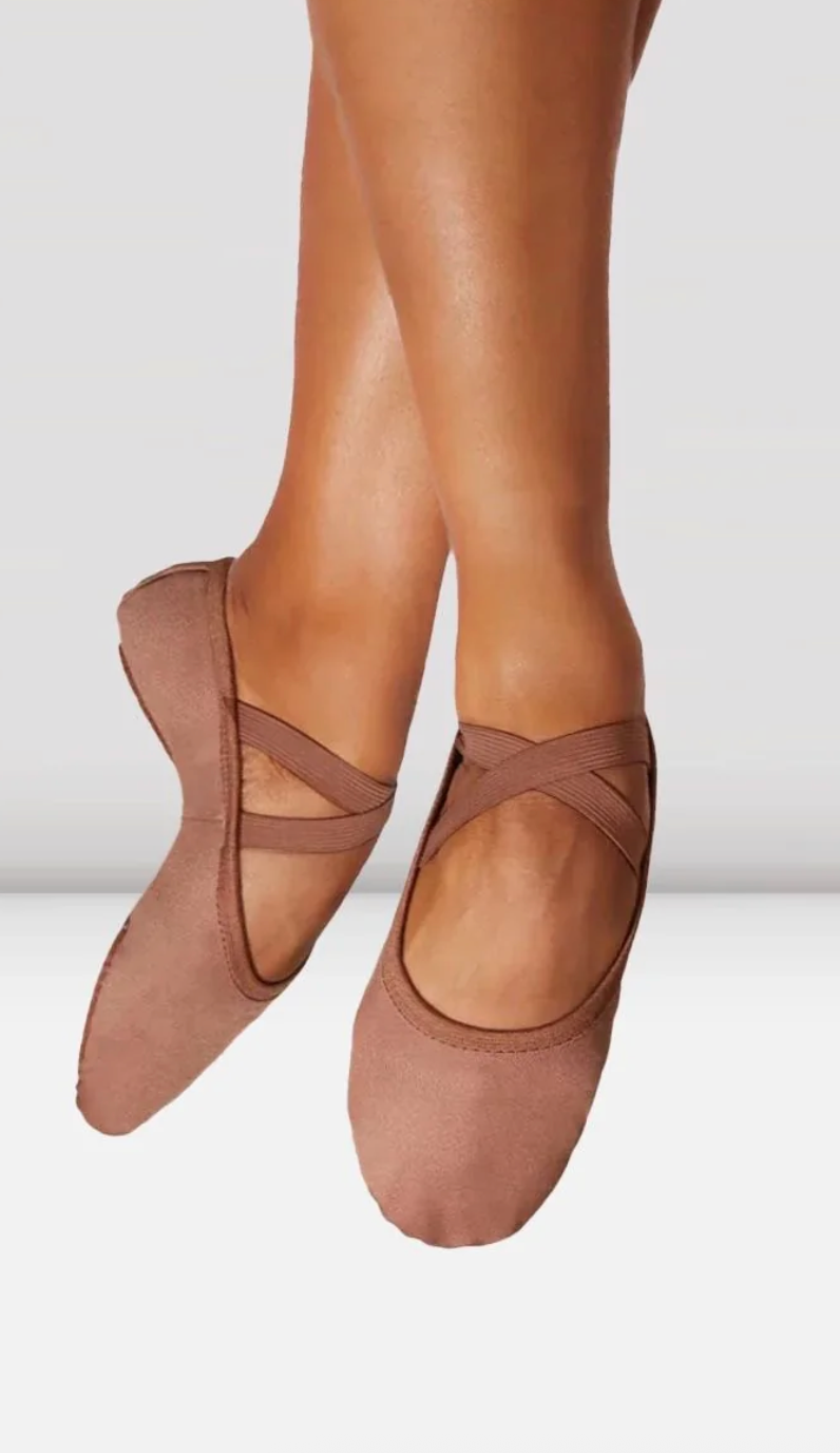 Adults Bloch Performa Canvas Stretch Ballet Flats