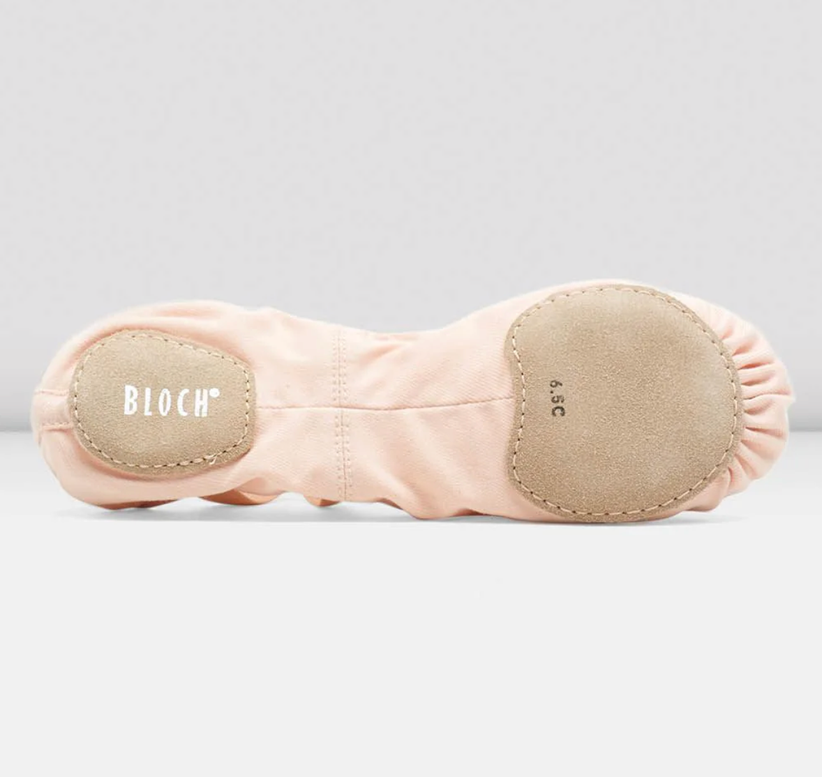 Children&#39;s Bloch Performa Canvas Stretch Ballet Flats