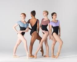 Ballet Feah V Front &amp; Back Short Sleeve Leotard