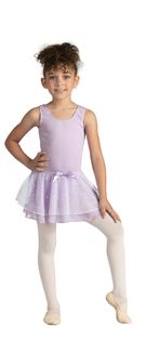 Double Layer Skirt with Rhinestones