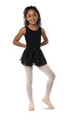Double Layer Skirt with Rhinestones