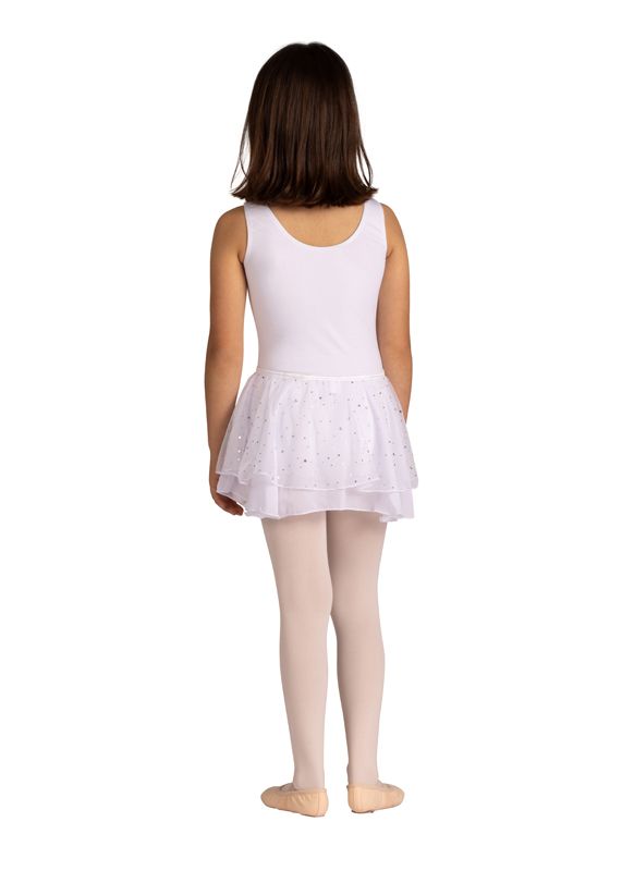 Double Layer Skirt with Rhinestones
