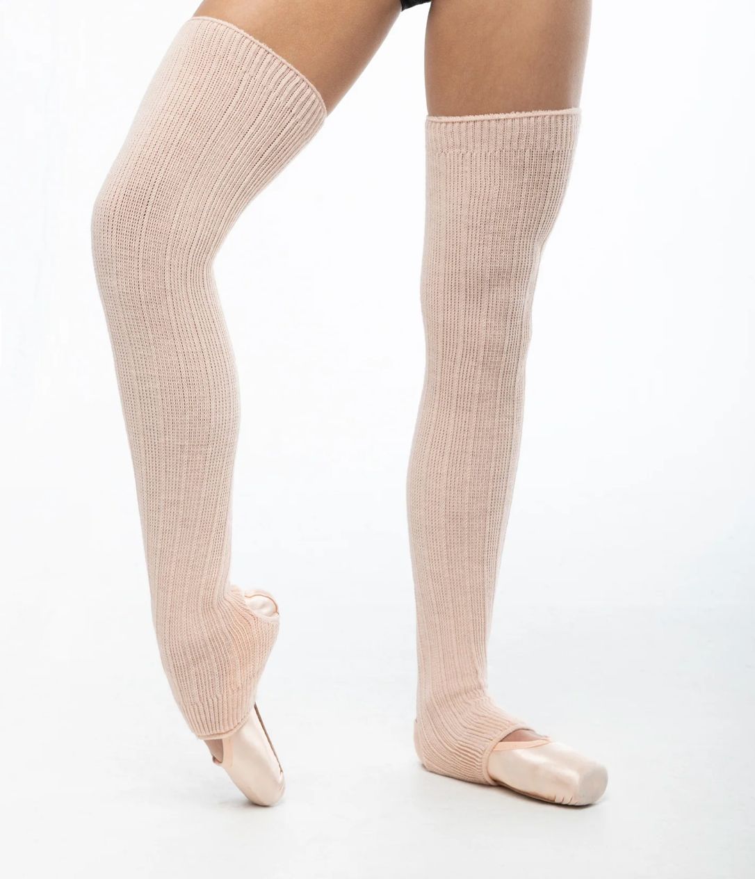 Suffolk 26&quot; Stirrup Knit Leg Warmers
