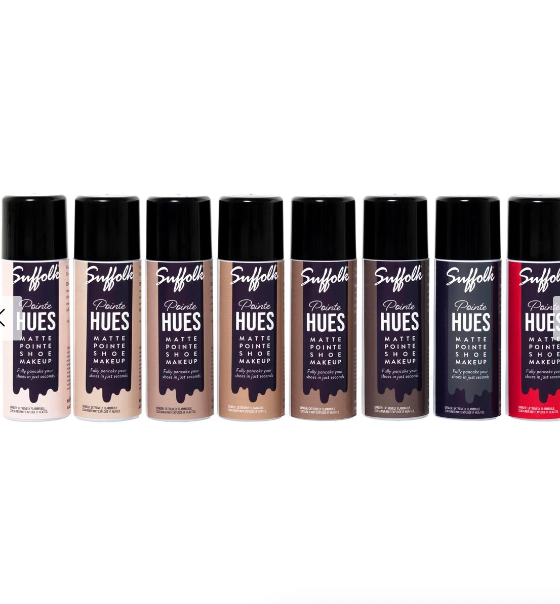 Suffolk Pointe Shoe Hues