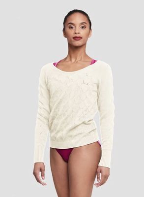 Bloch V Neck Diamond Knitted Sweater