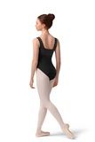Mirella Striped  Wide Strap Leotard
