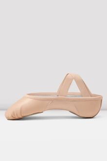 Adults Bloch Enhance Leather Stretch Ballet Flats