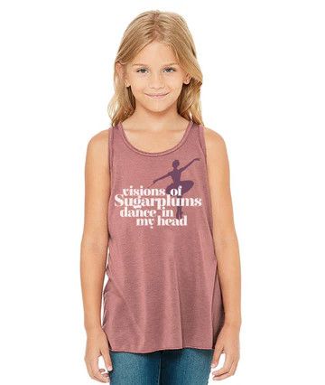Children’s Nutcracker Sugar Plum Flowy Tank
