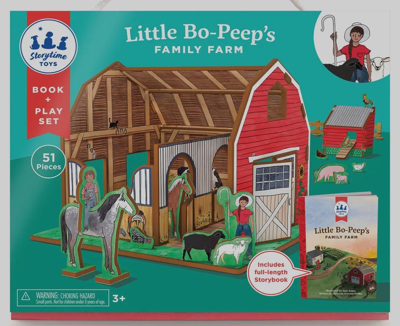 Storytime Toys Little Bo Peep’s Family Farm &amp;  Playset