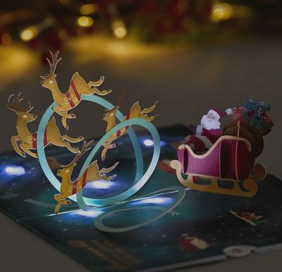 Lovepop Light Up Christmas Magic Card