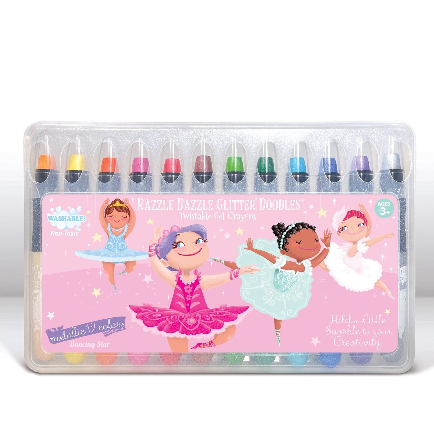 Ballerina Dry Erase Coloring Book &amp; Crayon Gift Set