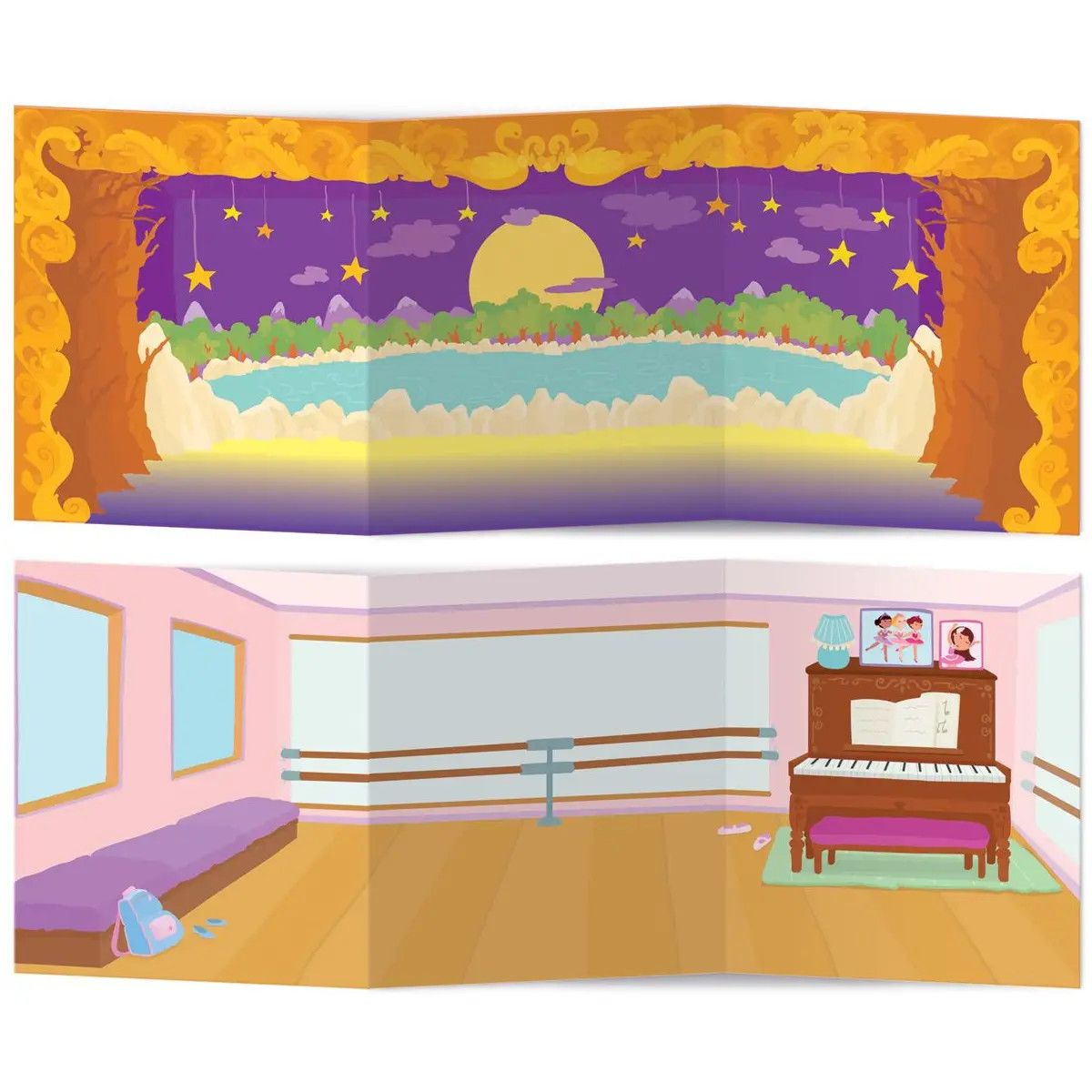 Dance Magic Resusable Sticker Activity Tote