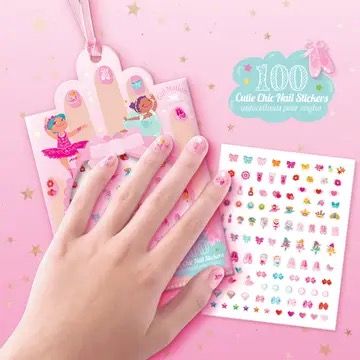 100+ Cutie Ballerina Nail Stickers