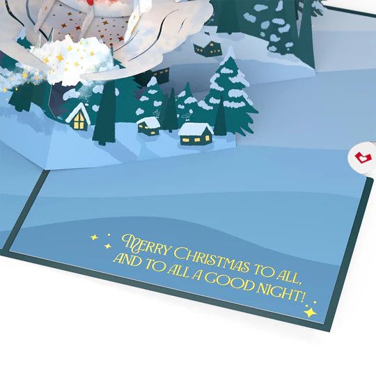 Lovepop Night Sky Santa Sleigh Card