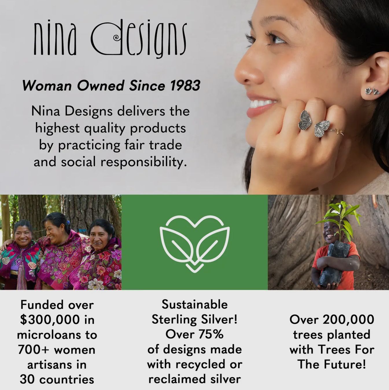 Sterling Silver Snowflake Earrings w/zircon center