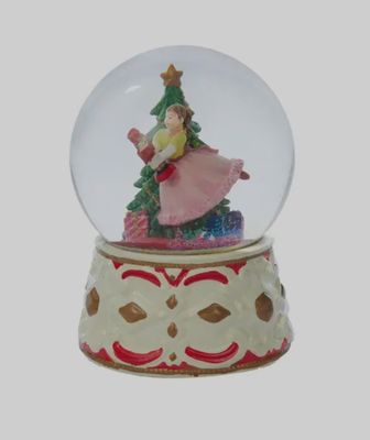 Nutcracker Clara Musical Snowglobe