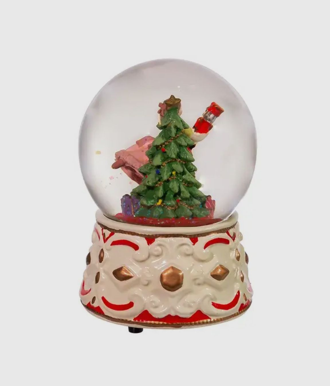 Nutcracker Clara Musical Snowglobe