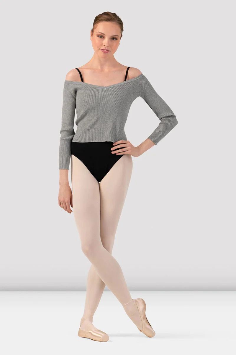 Bloch Ribbed Crop Pullover Sweater