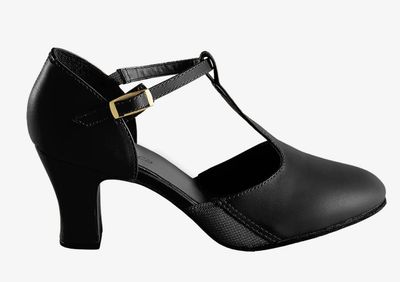 So Dança Clarice Black T-Strap Character Shoe