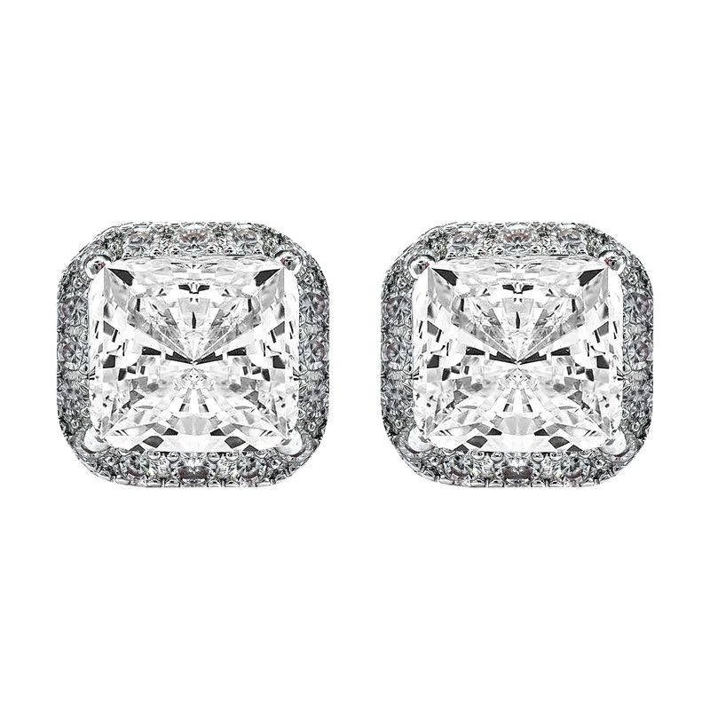 Competition Crystal Stud Earrings 