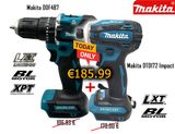 Комплект шуруповертов Makita DTD172Impact + DDF487