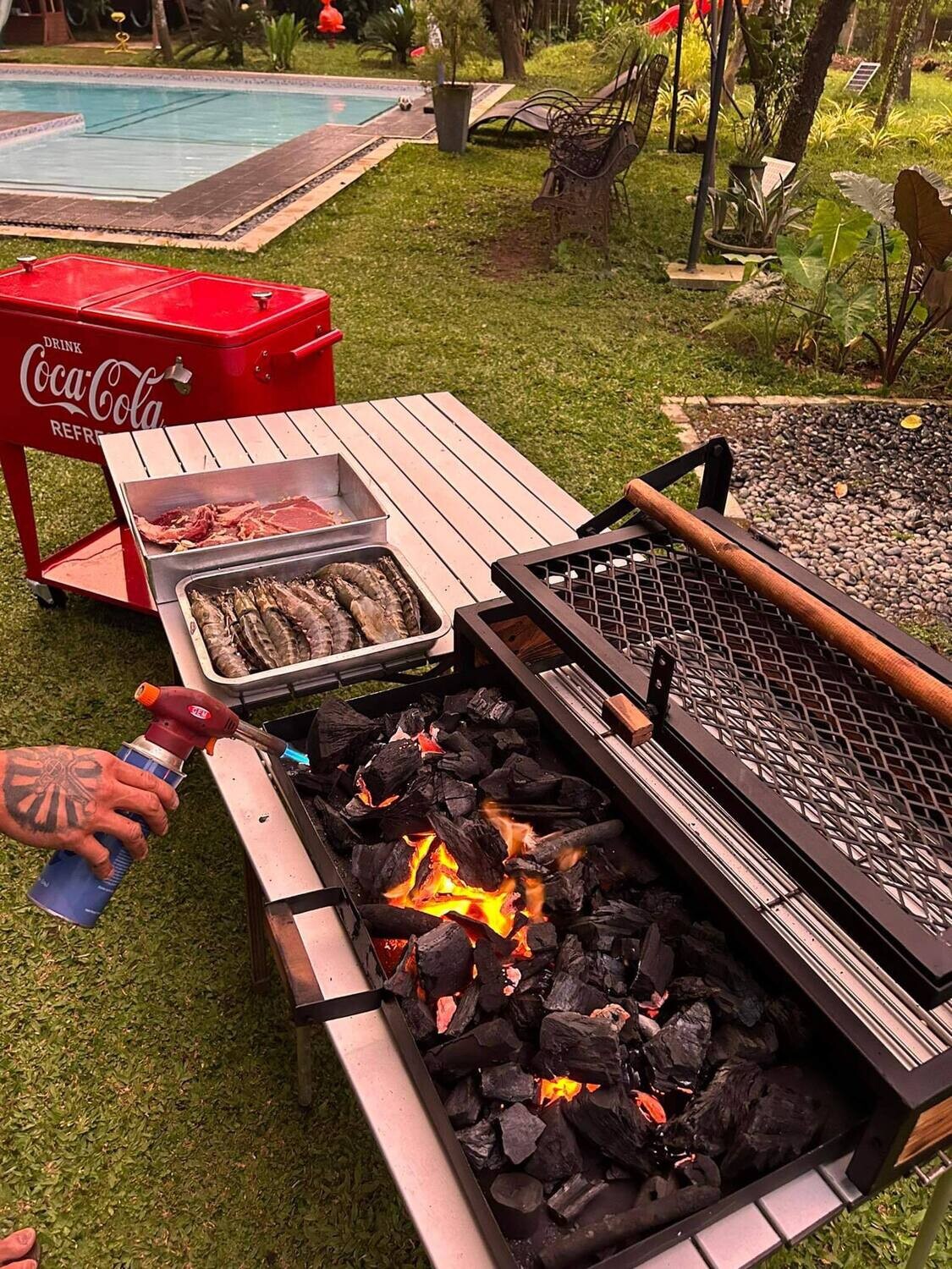 EG-Portable Flip Grill