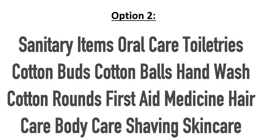 Bathroom Labels