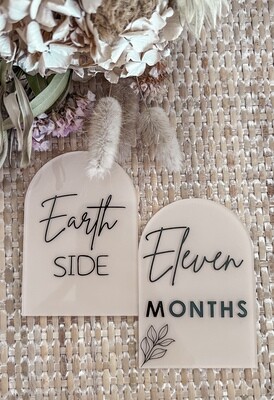 Acrylic Baby Milestone Arches