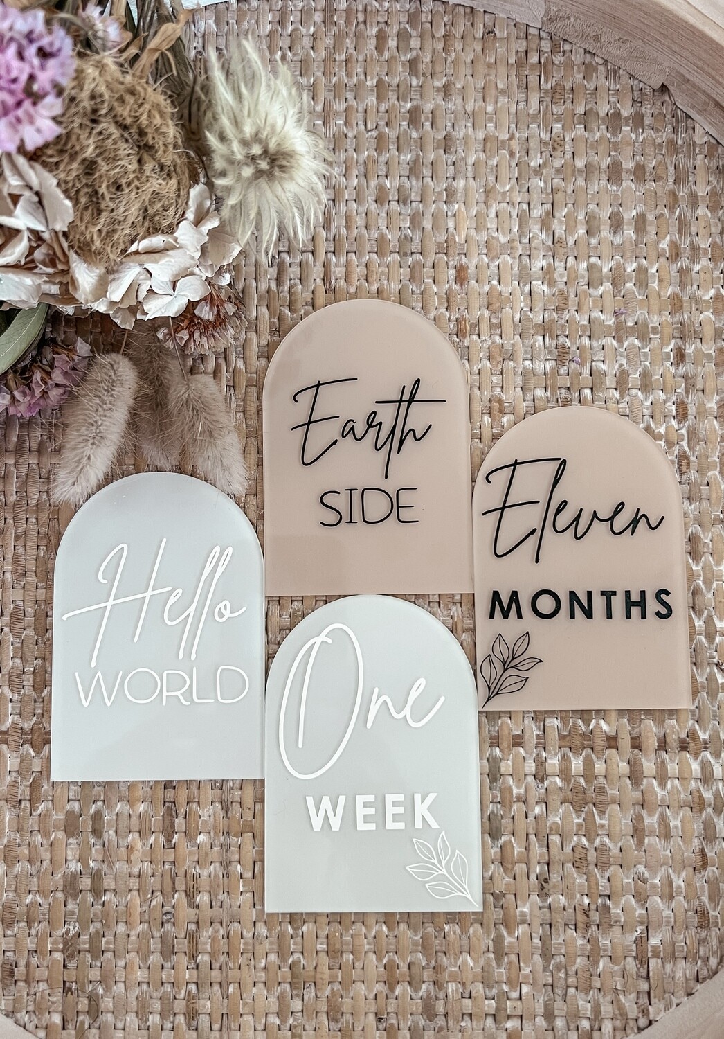 Acrylic Baby Milestone Arches