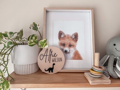 Acrylic Name Plaque