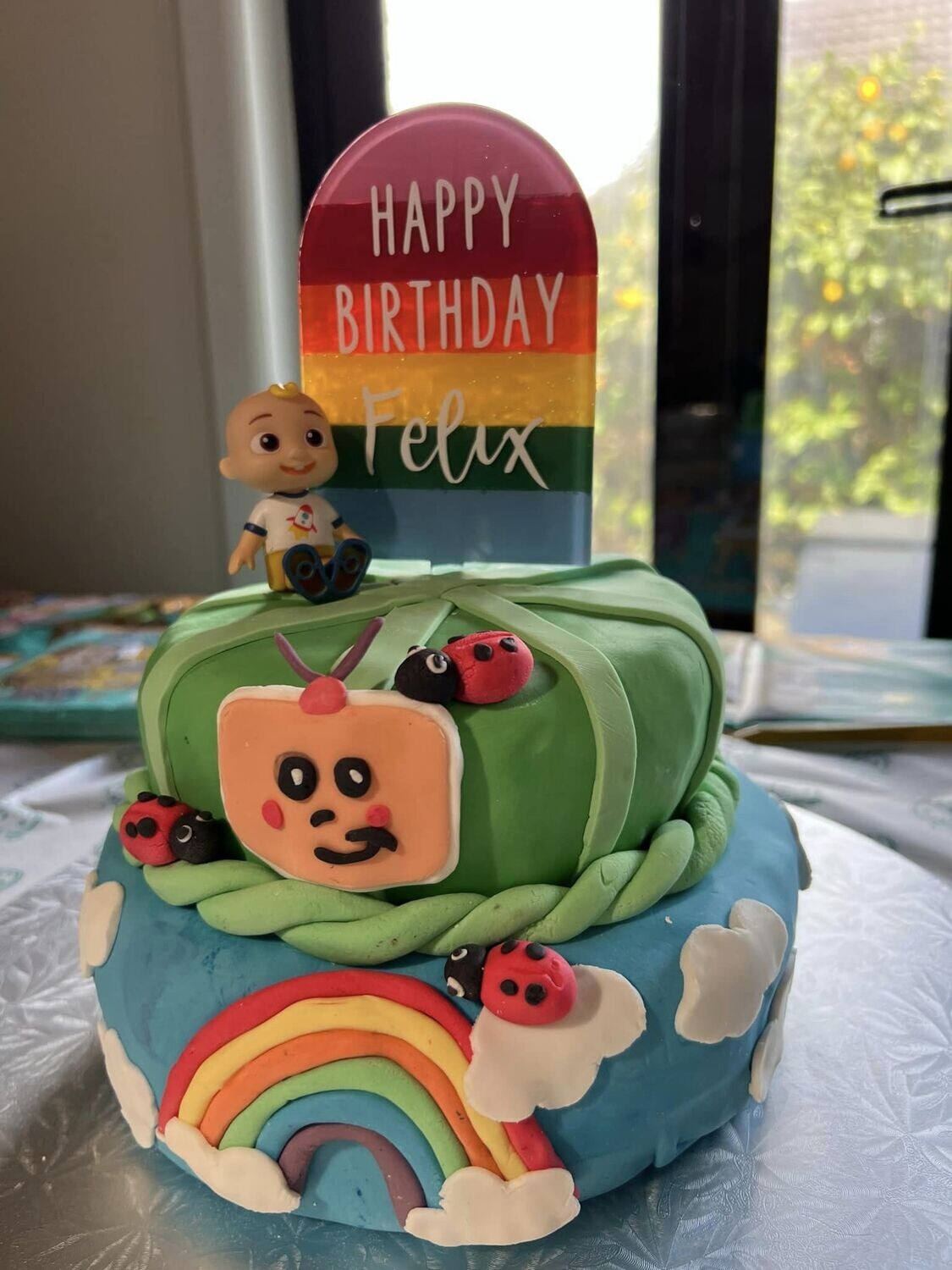 Arch Birthday Cake Topper