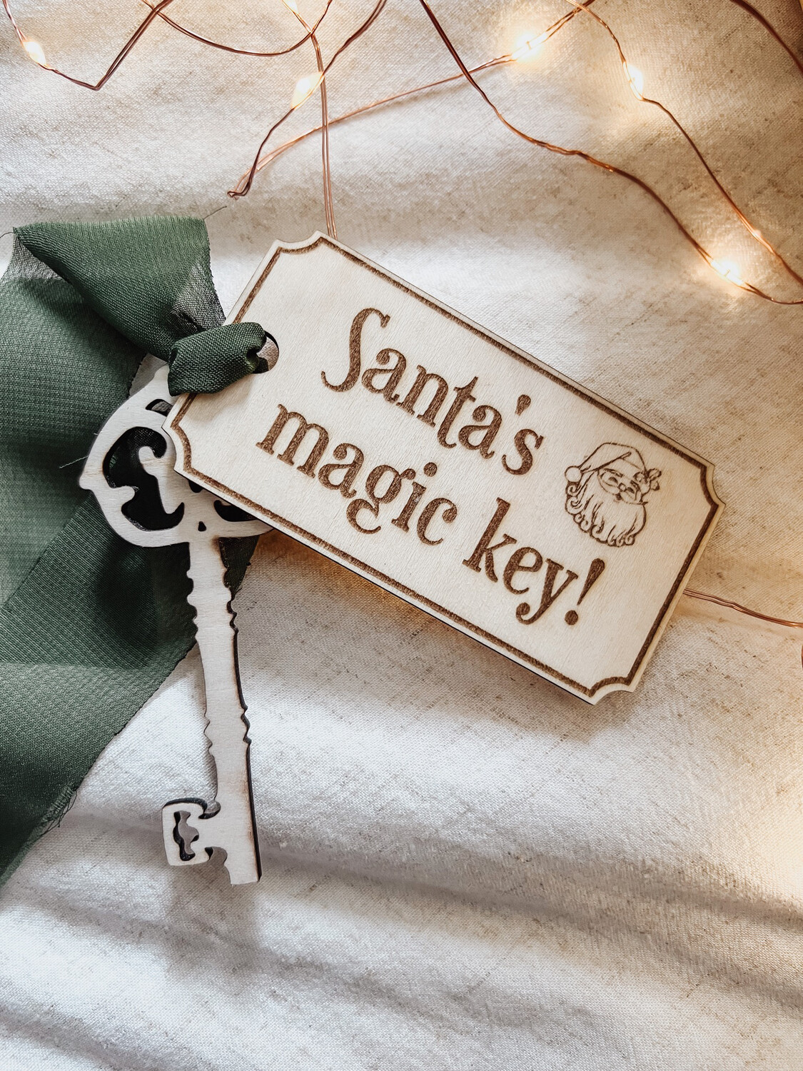 Wooden Santa's Magic Key