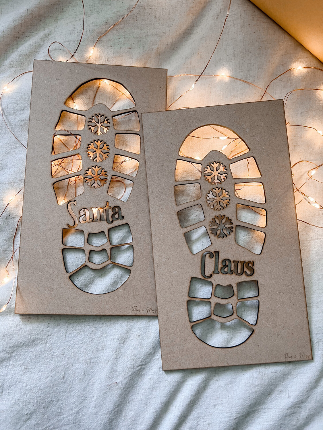 Wooden Santa Boots stencil