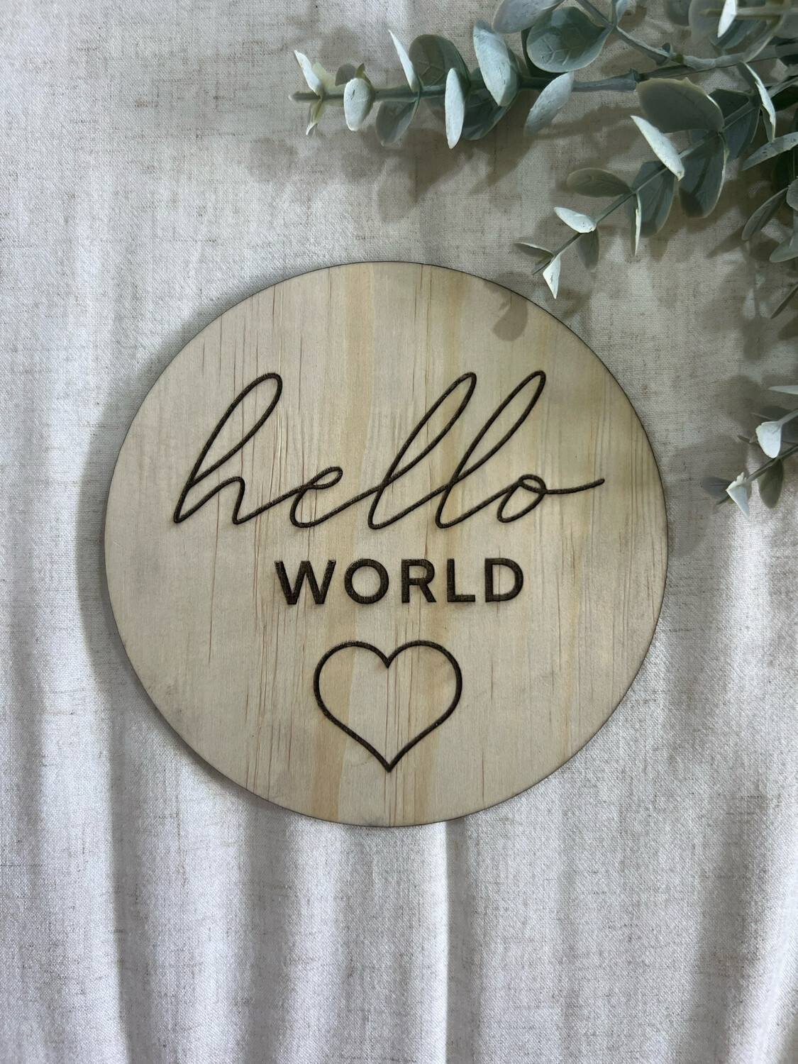 Hello World Birth announcement
