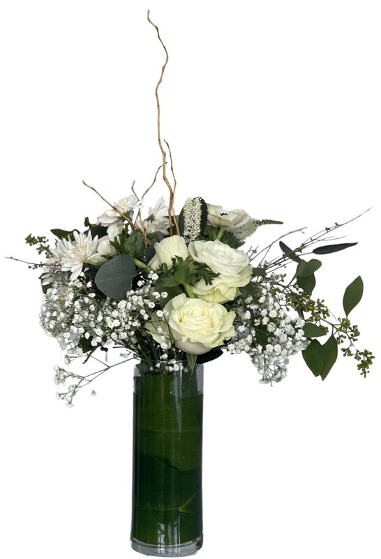 Soft &amp; Flowy Tall Vase Arrangements