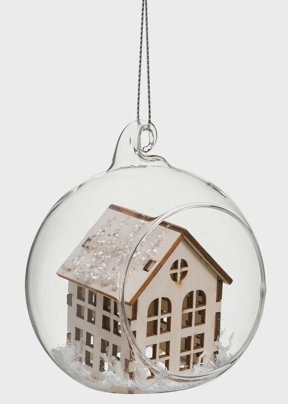 Clear Glass Ornaments