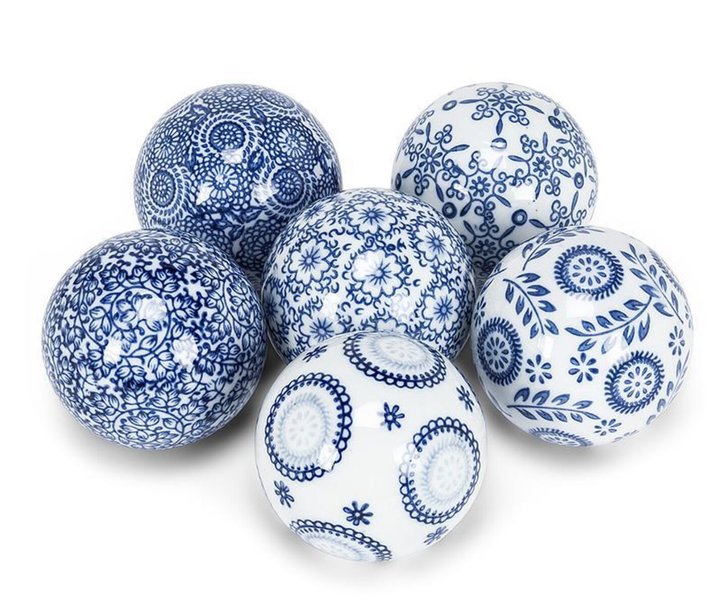 Blue and White Decorative Ball