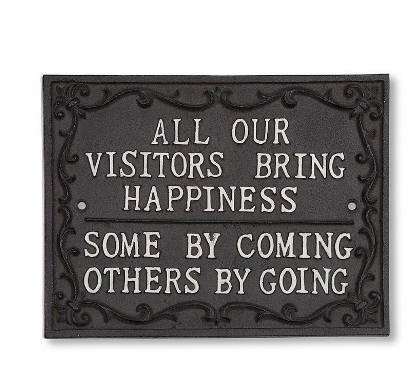 All Our Visitors Sign