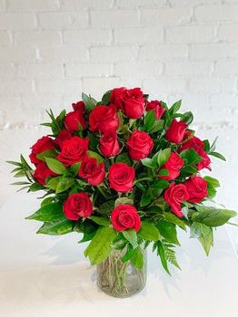 Roses Tall Vased