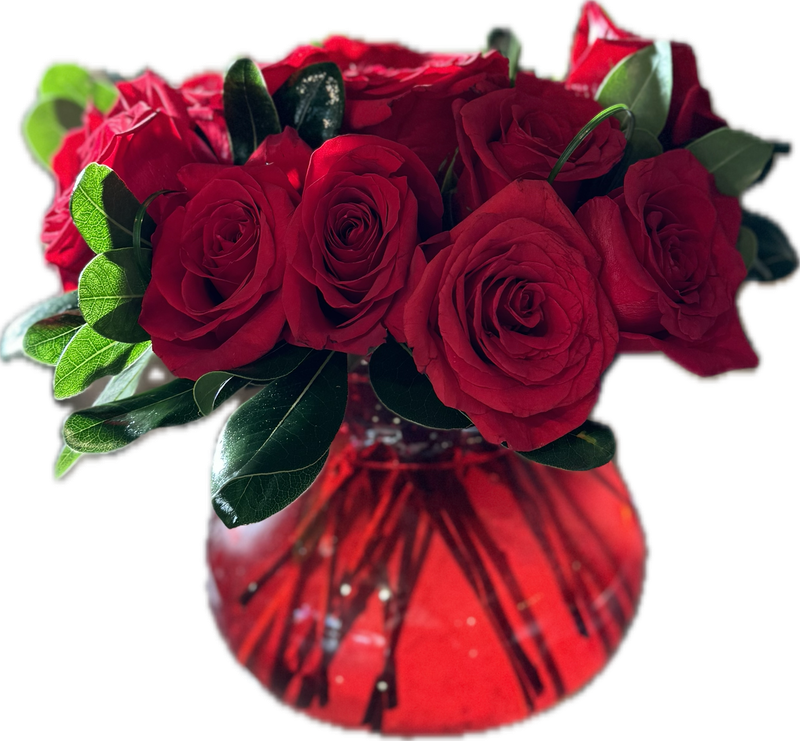 Rose Low Vased