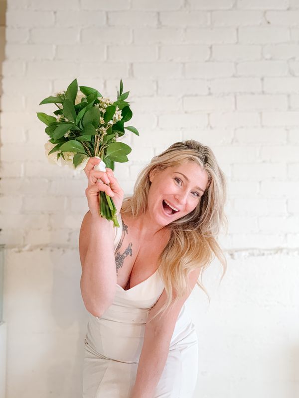 Simple &amp; Petite Flower Girl Bouquet