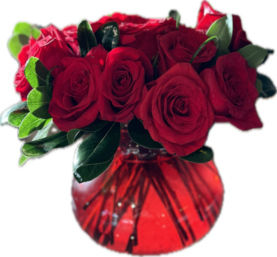Rose Low Vased