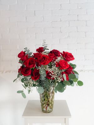 Roses  Vased