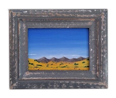 Wide Open Framed Painting - 5