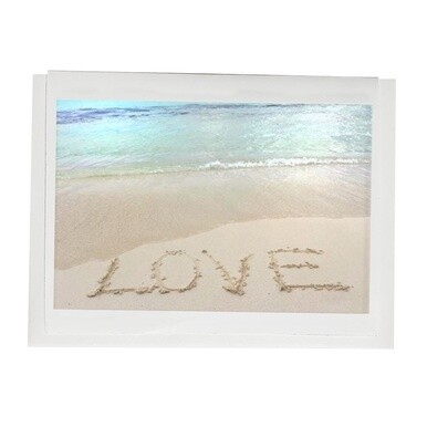 Love on the Beach Note Card
