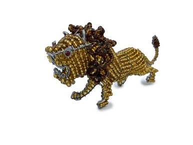 Beaded Wire Large Lion