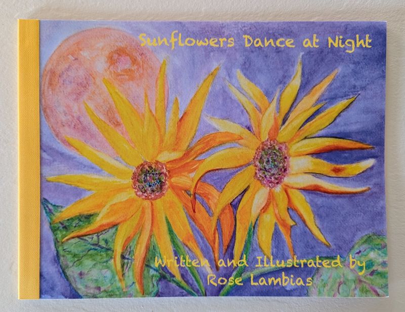 Sunflowers Dance at Night